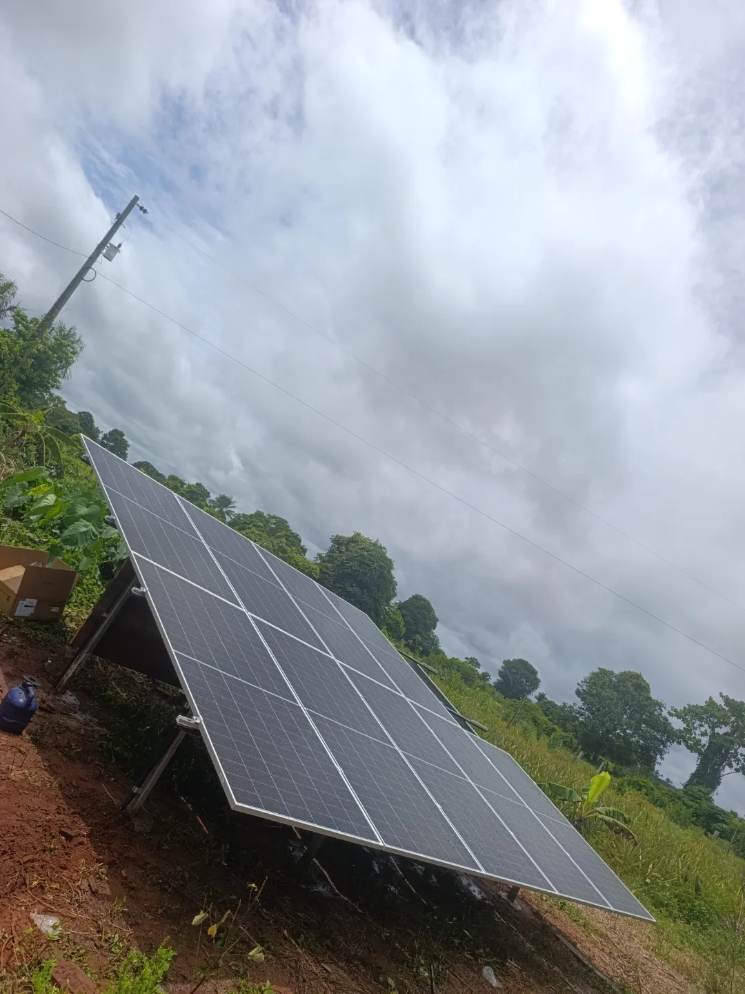 Projeto solar em sítio em Iranduba